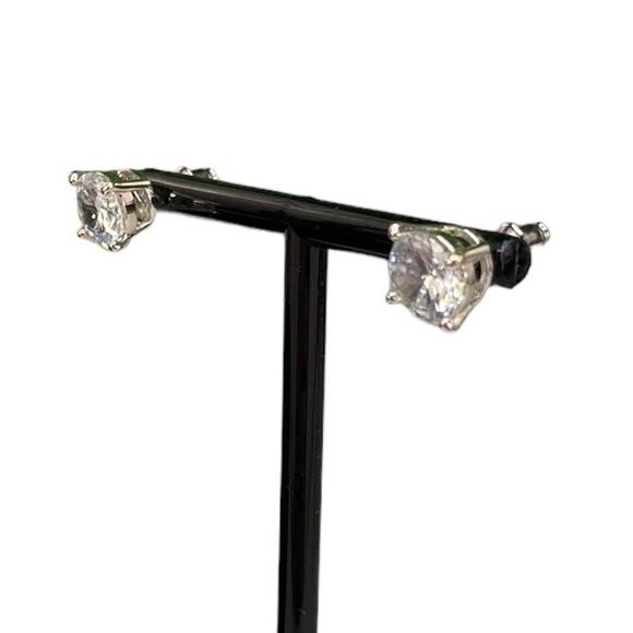 Classic Sparkly Rhinestone Large Stud Earrings - Picture 8 of 16